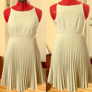 Light Green Pleated Dress